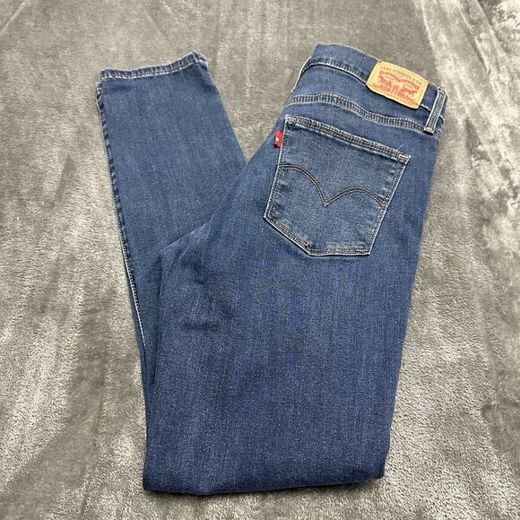 Levi's Slimming Skinny Jeans Women's 29 Blue High Rise Denim Pants Cowboy - Picture 9 of 13